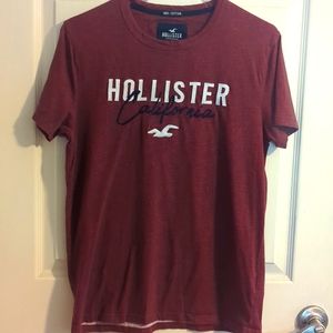🏷️LAST CHANCE SALE $5 ITEM🏷️ Hollister T-shirt Men's S Maroon
